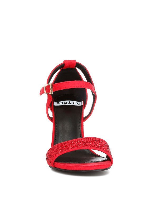 Navoli Rhinestones Embellished Sandals - Loving It Shop