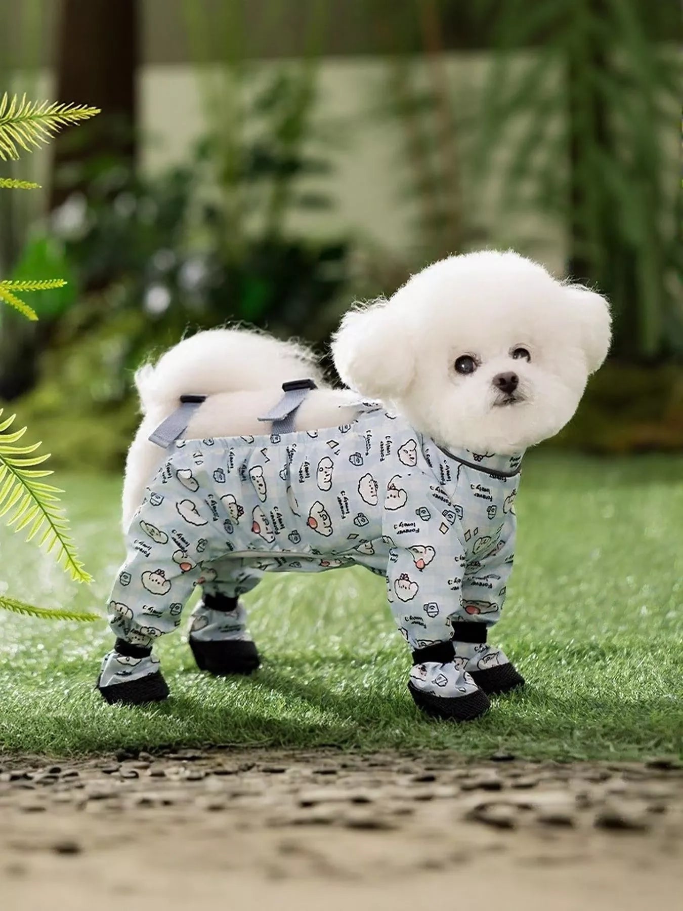 Cartoon Print Pet Jumpsuit - Loving It Shop
