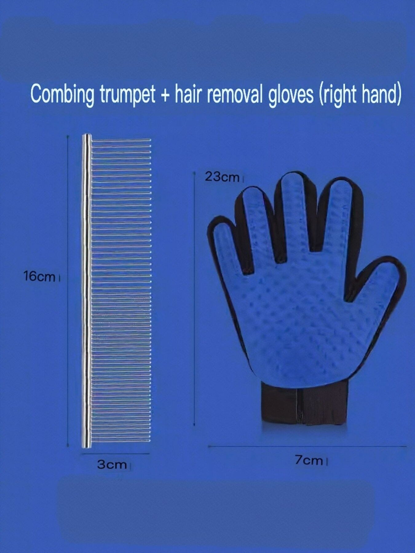 Stainless Steel Pet Grooming Comb for Hair Removal - Loving It Shop