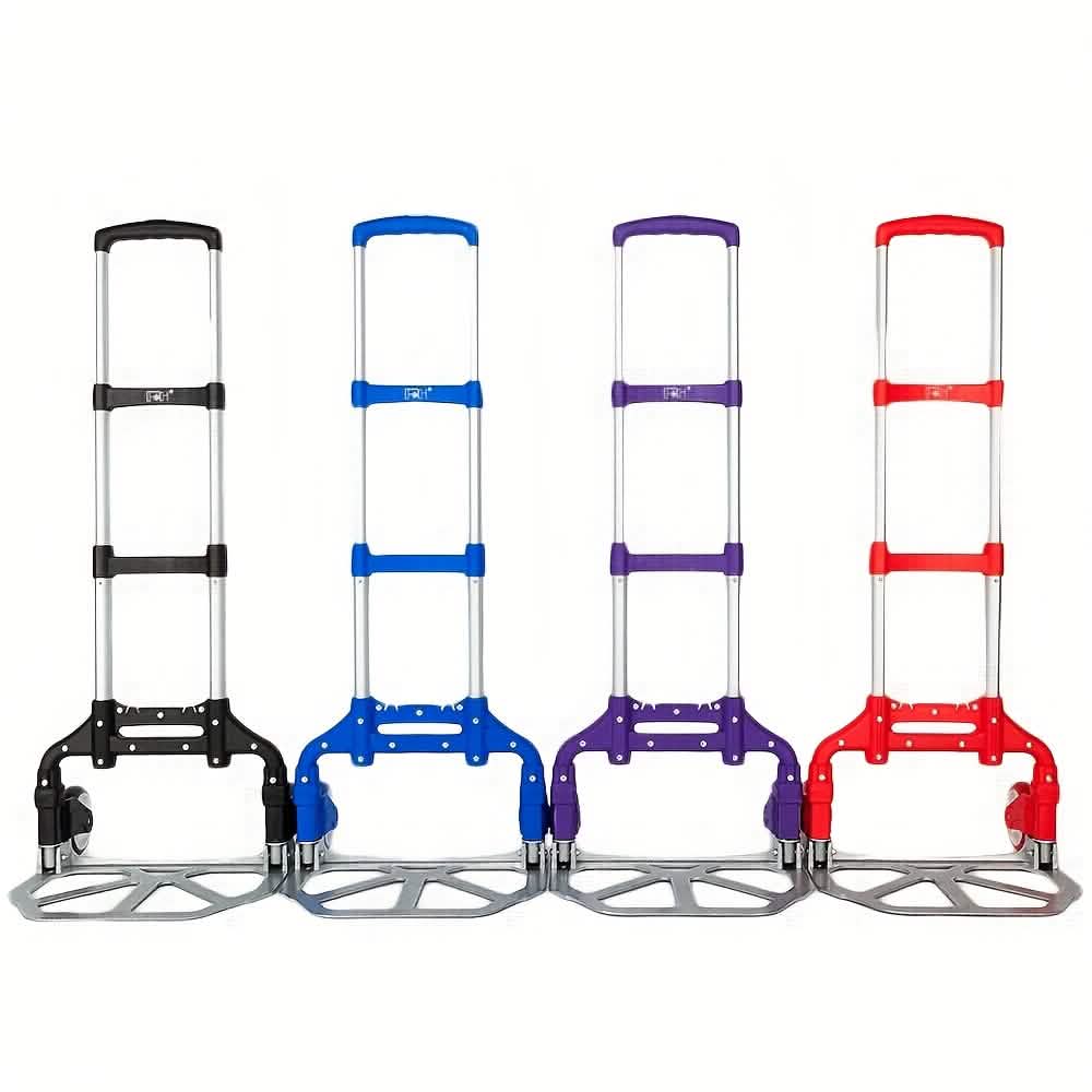 Folding Aluminum Hand Cart &amp; Dolly – 165 lb Capacity | Lightweight &amp; Portable