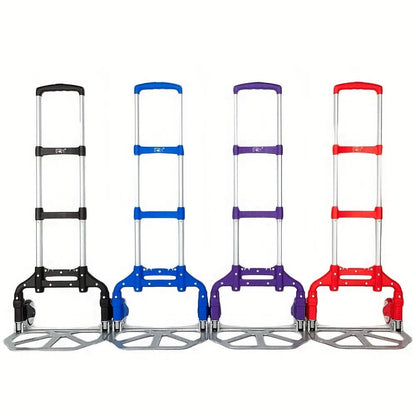 Folding Aluminum Hand Cart &amp; Dolly – 165 lb Capacity | Lightweight &amp; Portable