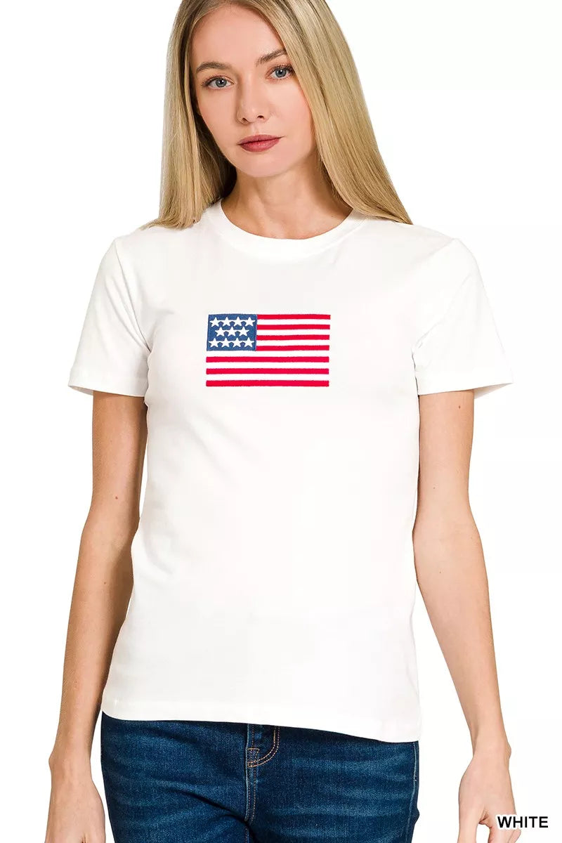 American Flag Tee