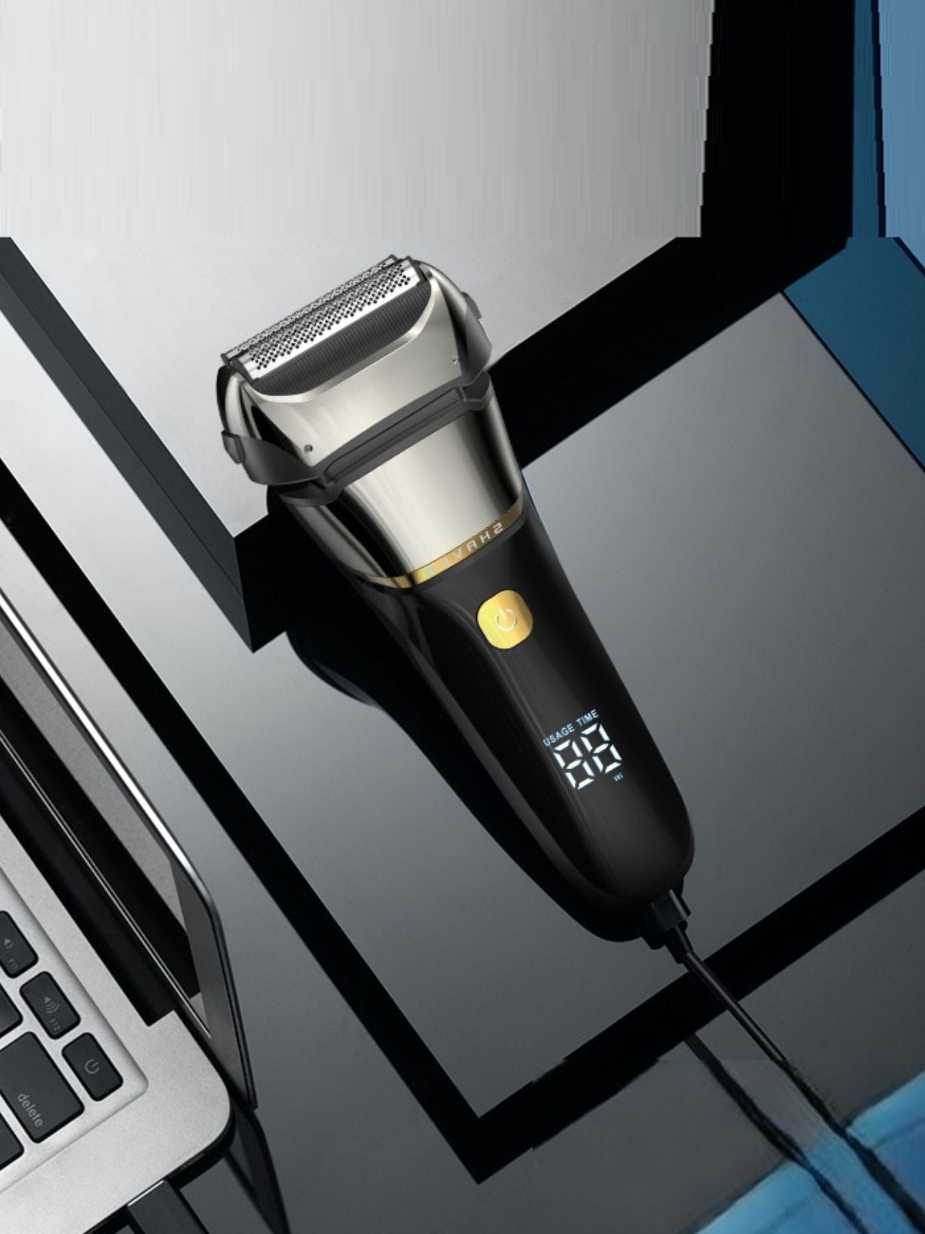 Rechargeable Electric Shaver with LED Display - Loving It Shop