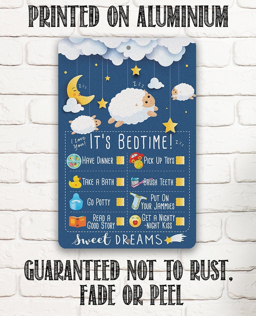 Child Bedtime - Metal Sign