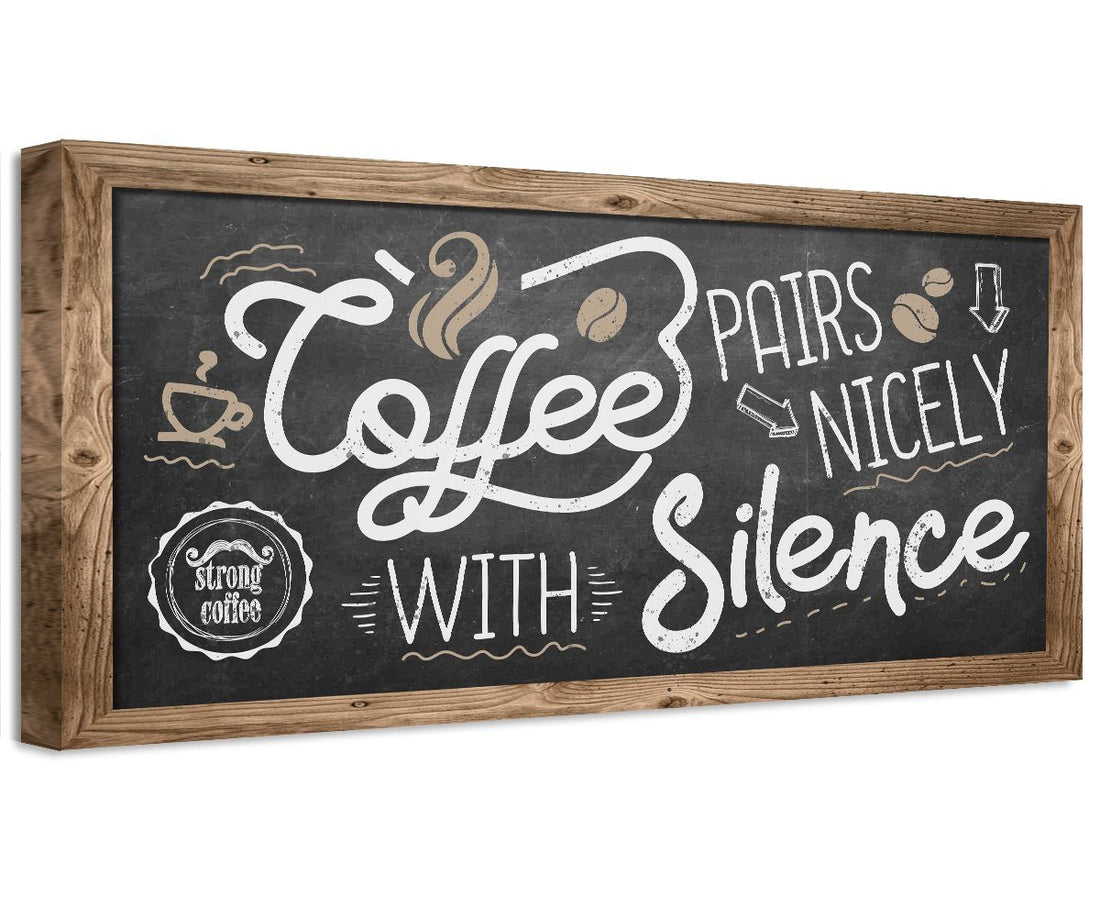 Coffee Pairs Nicely - Canvas