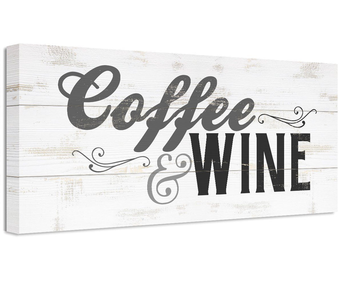 Coffee &amp; Wine - Canvas