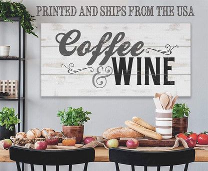 Coffee &amp; Wine - Canvas
