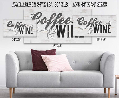 Coffee &amp; Wine - Canvas