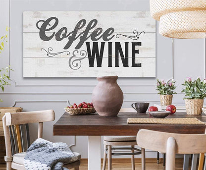 Coffee &amp; Wine - Canvas