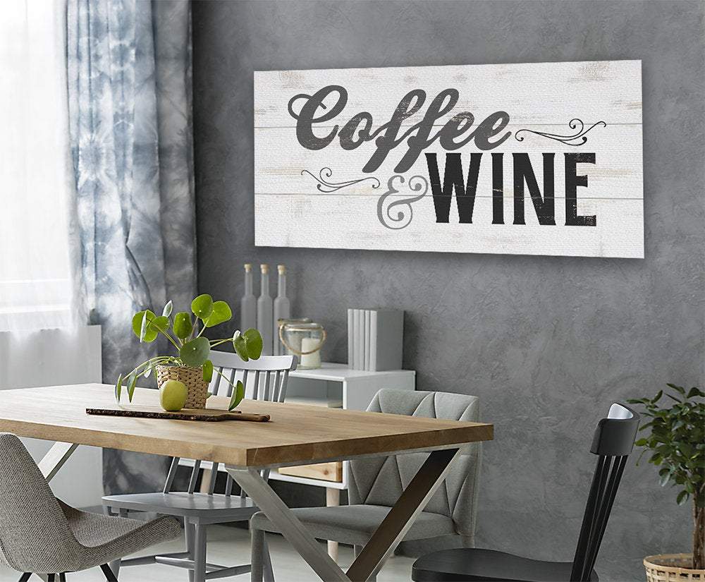 Coffee &amp; Wine - Canvas