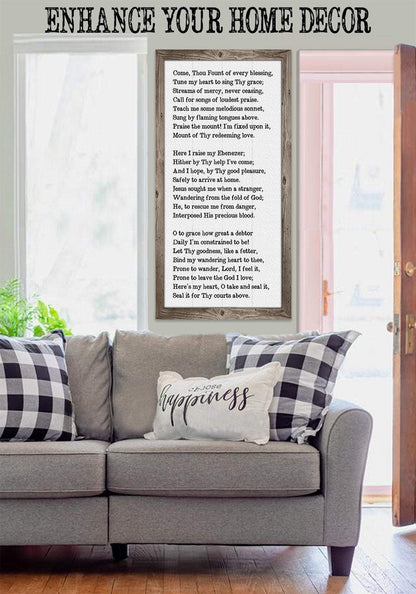 Come Thou Fount - Canvas