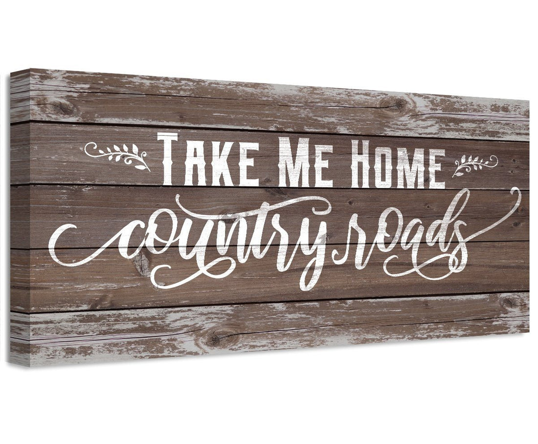 Country Roads - Canvas