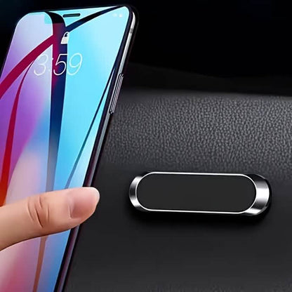 2-Pack: Super Magnetic Car Phone Holder – Black, Compact &amp; Secure Grip
