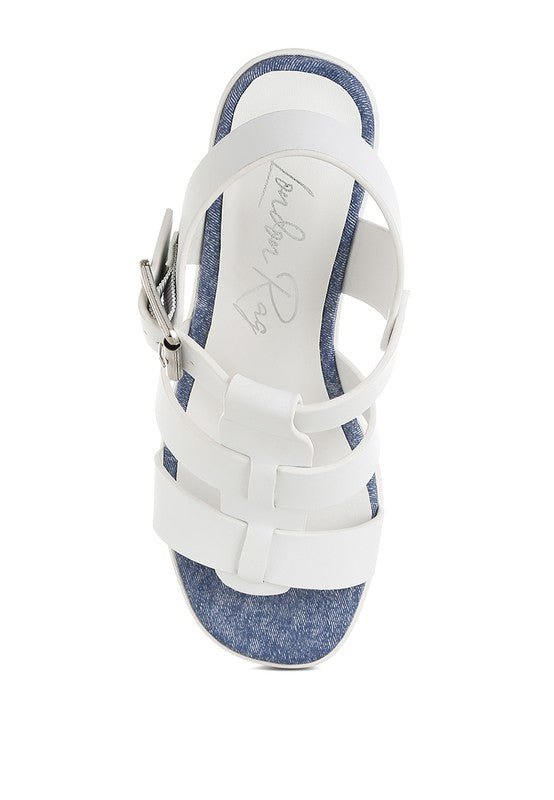 Avalon Chunky Pin Buckle Platform Heels - Loving It Shop