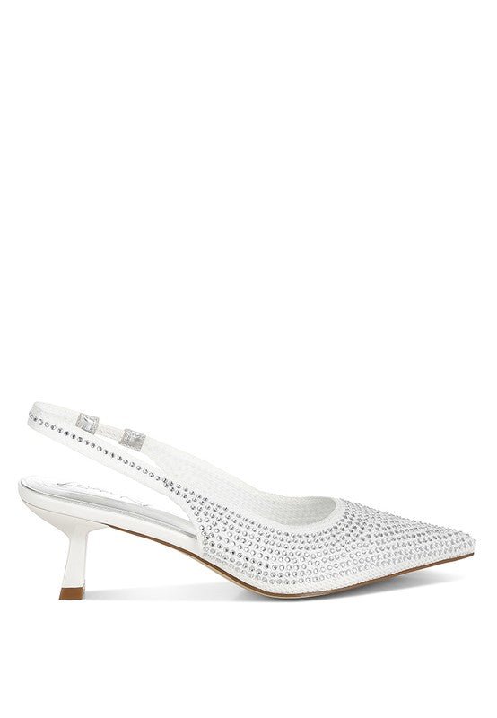 Julep Flyknit Rhinestone Slingback Sandals - Loving It Shop