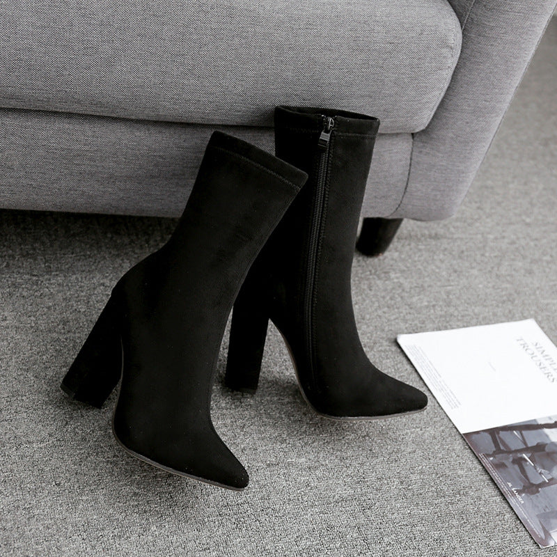 Nightclub Thick-heeled High-heeled Women&