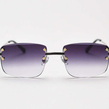 Rimless Gradient Tinted Sunglasses - Loving It Shop