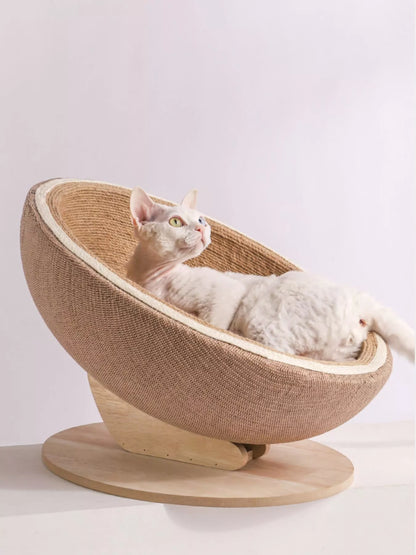 Cat Nest with Hemp Rope Scratcher