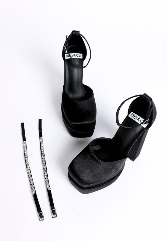 Martini Sky High Platform Sandals - Loving It Shop