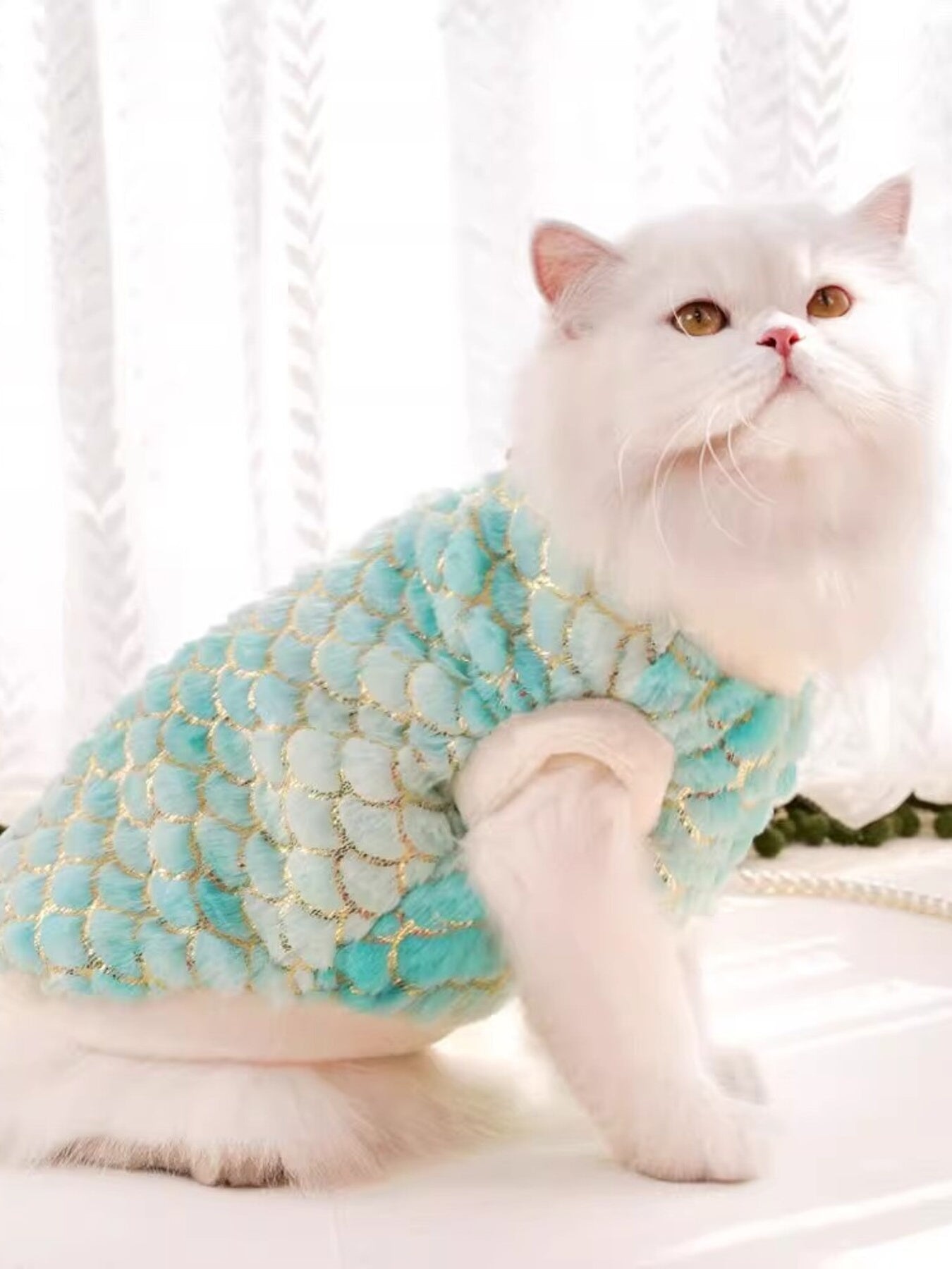 Mermaid Scale Plush Pet Top - Loving It Shop