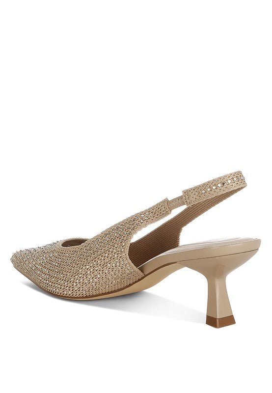 Julep Flyknit Rhinestone Slingback Sandals - Loving It Shop