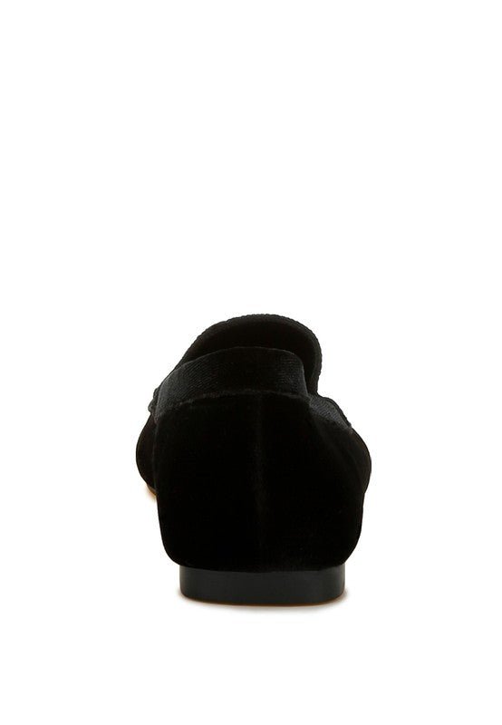 Robua Velvet Flat Loafers - Loving It Shop