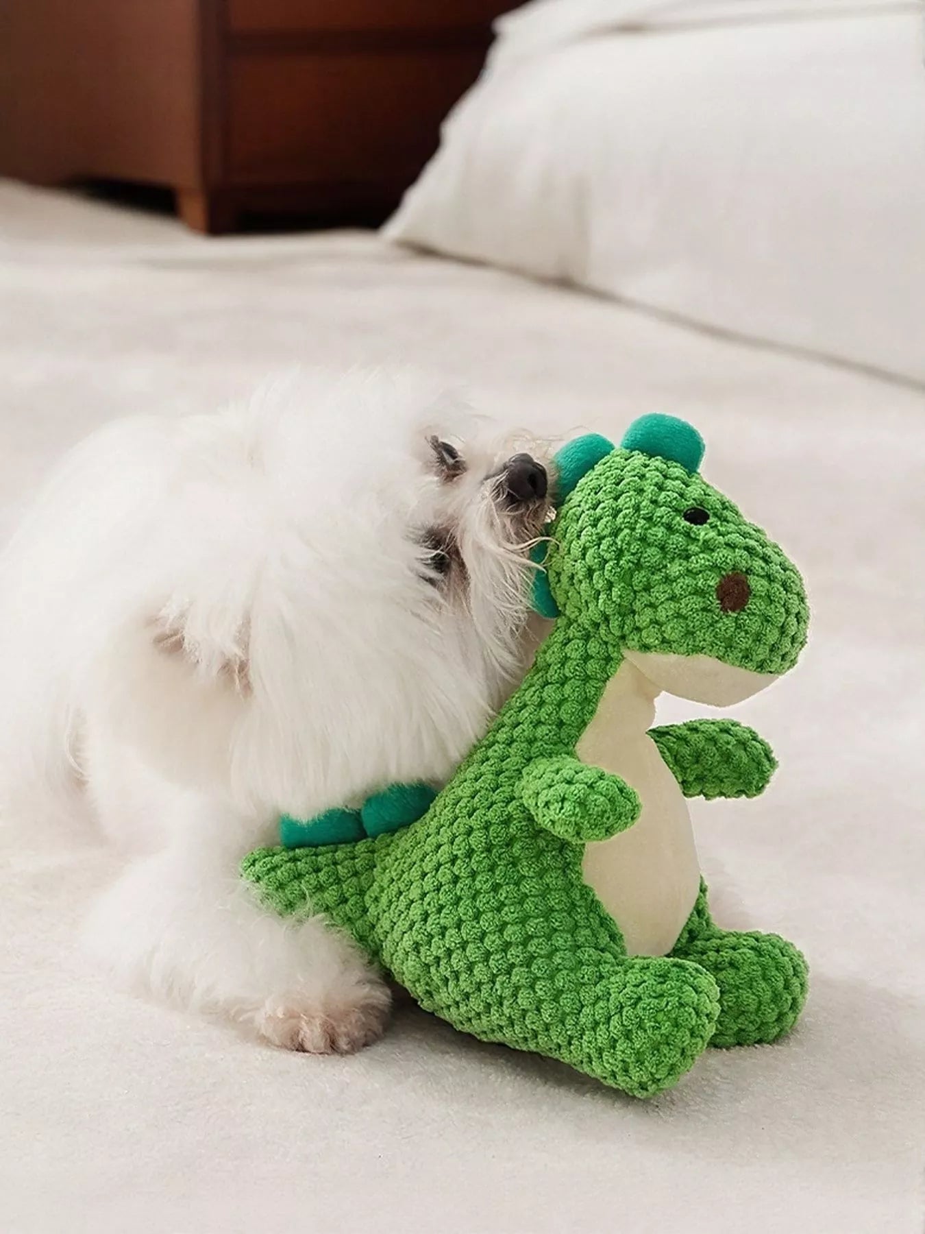 Dinosaur Squeaky Chew Pet Plush Toy - Loving It Shop