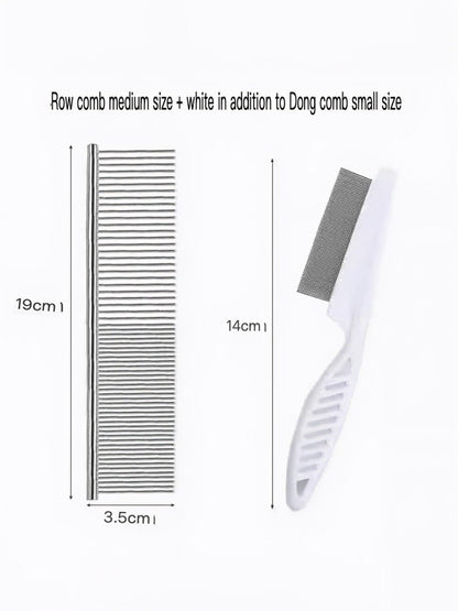 Stainless Steel Pet Grooming Comb for Hair Removal - Loving It Shop