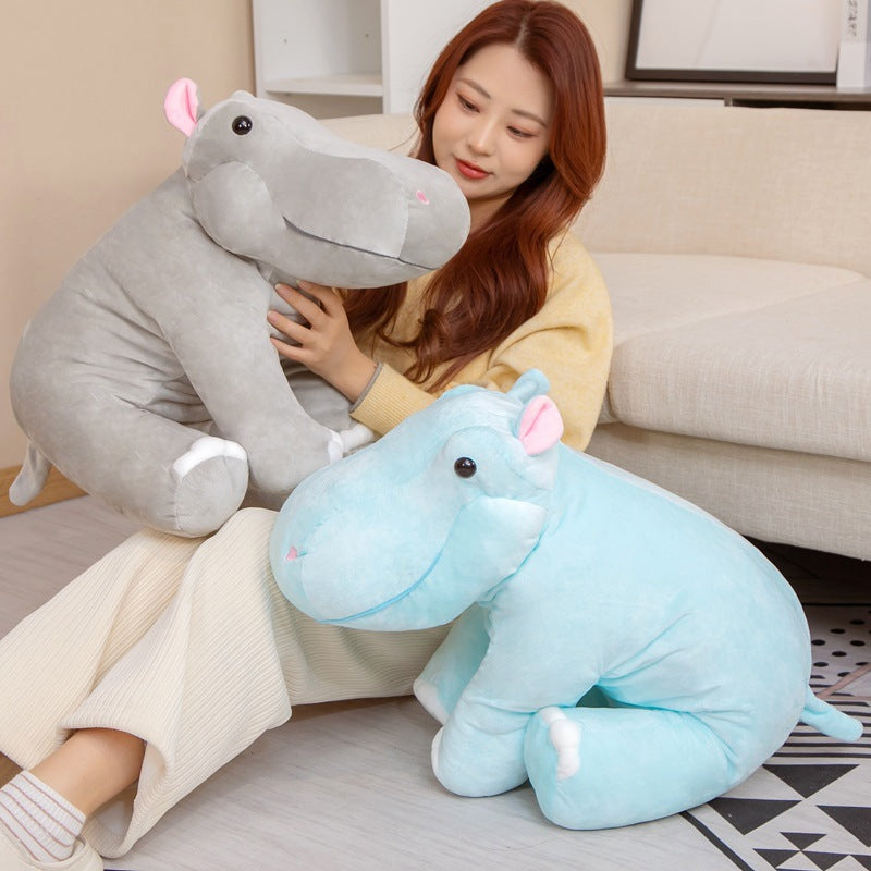 Plush Toy Hippo Doll Children&