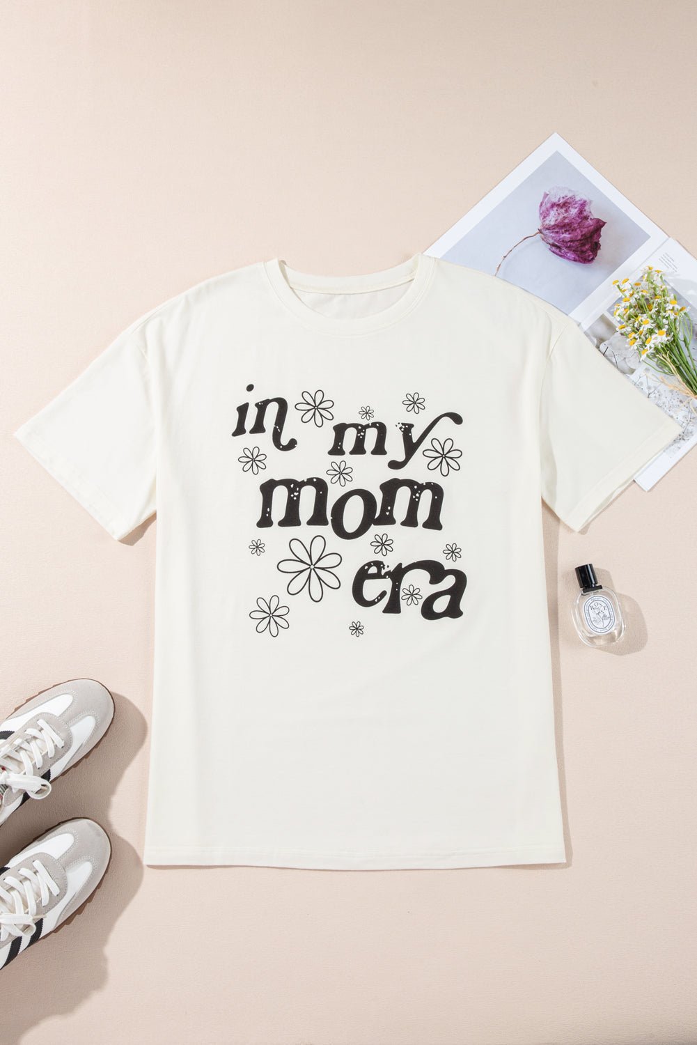 Jet Stream In My mom Era Graphic Loose Casual Tee - Loving It Shop