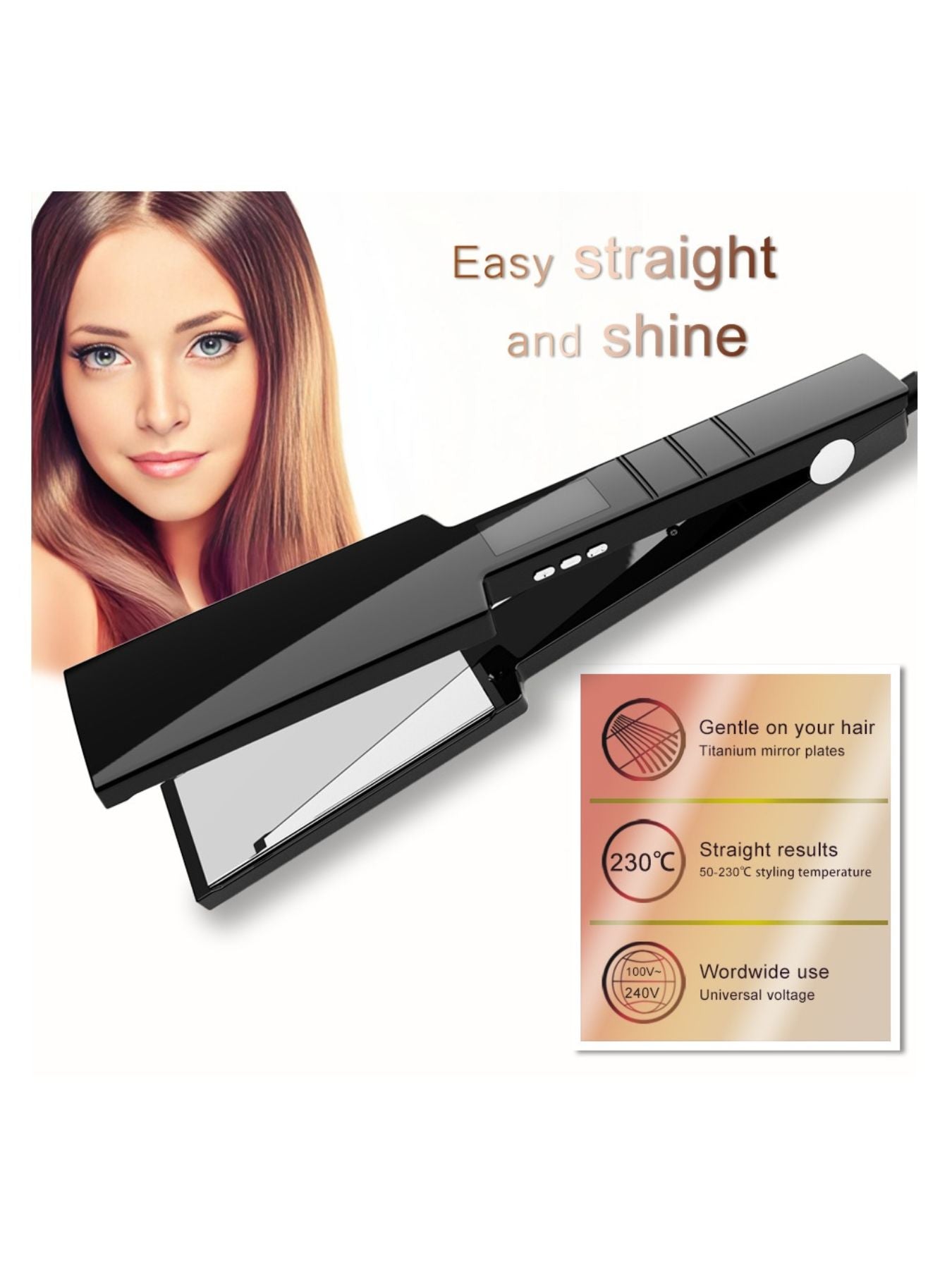 Fast Heating Hair Straightener - Loving It Shop
