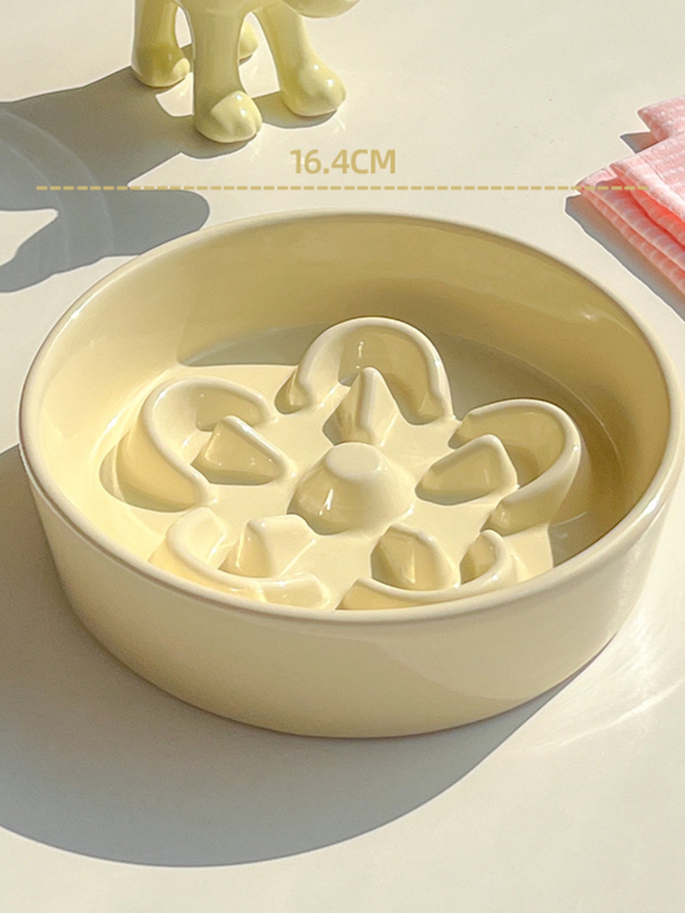 Flower - Shaped Slow Feeder Pet Bowl - Loving It Shop