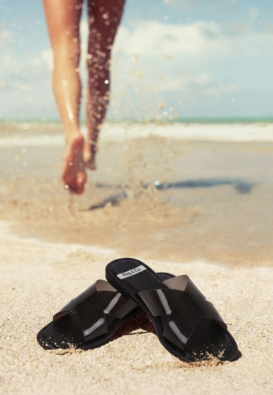 Kapaka Real Leather Flat Gladiator Sandals