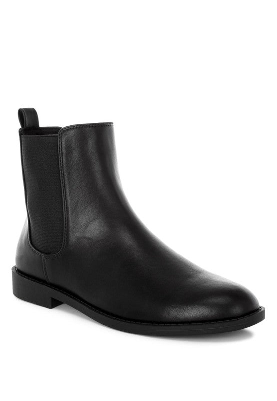 Sigrun Faux Leather Chelsea Boots