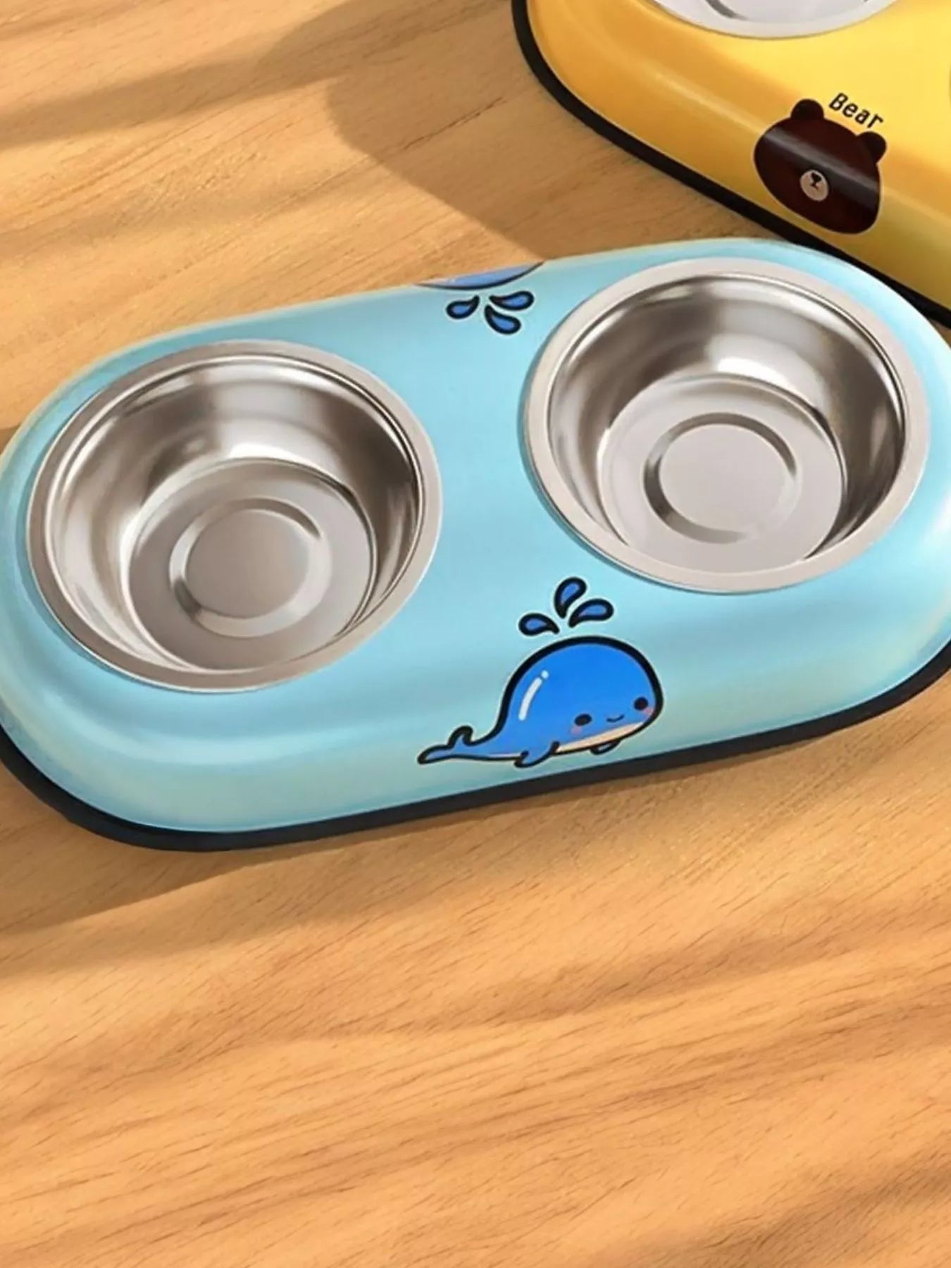 Cartoon Double Pet Bowls - Loving It Shop