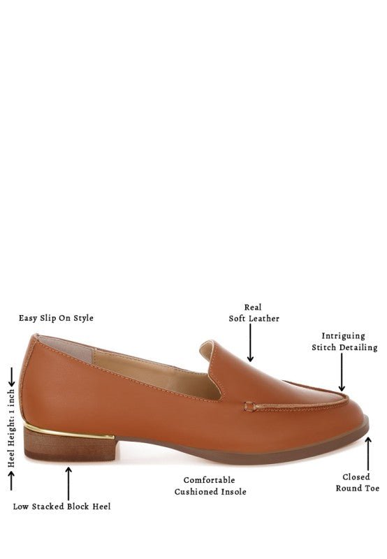 Anna Suede Leather Loafers - Loving It Shop