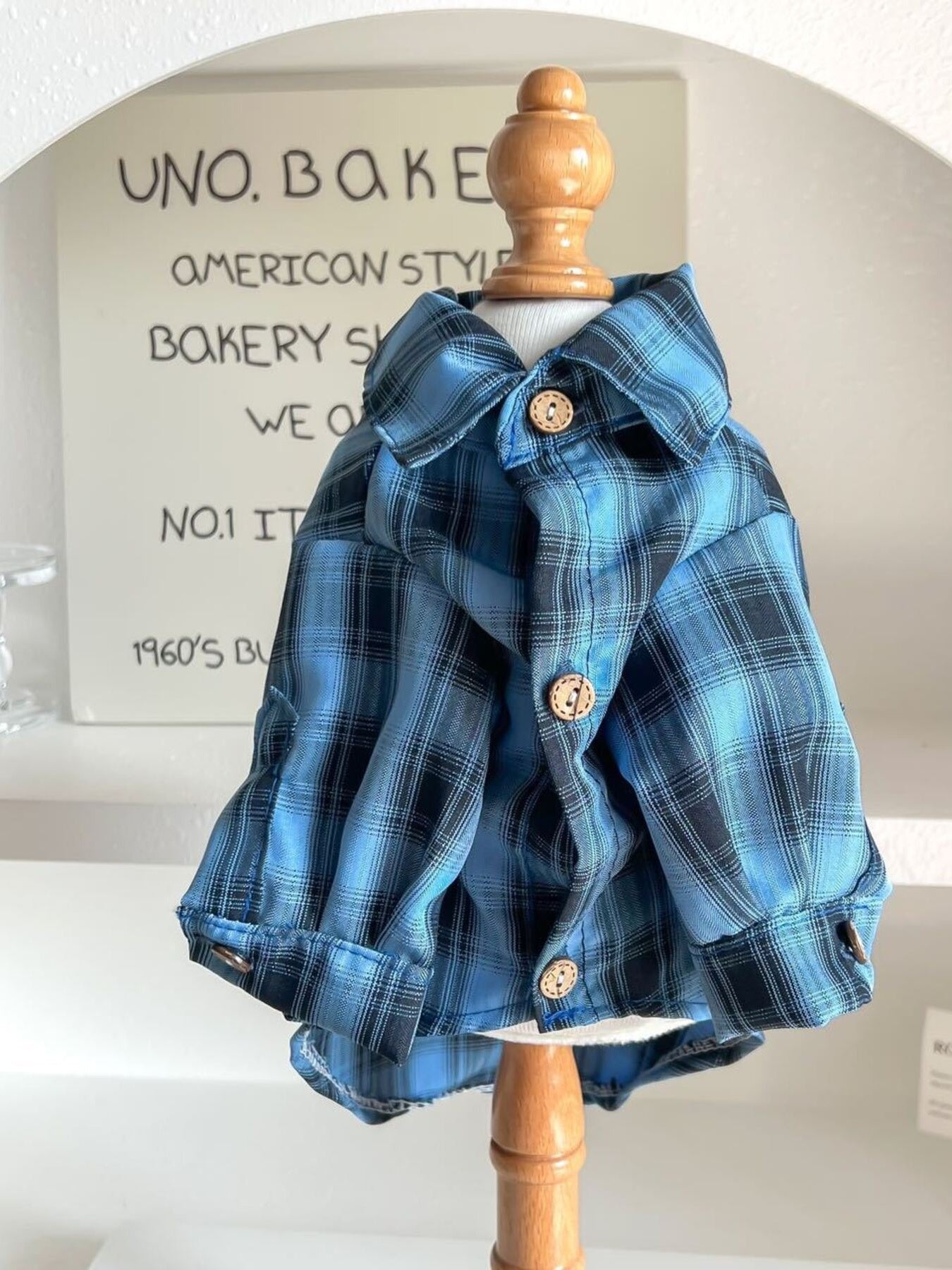 Plaid Button - Down Pet Shirt - Loving It Shop