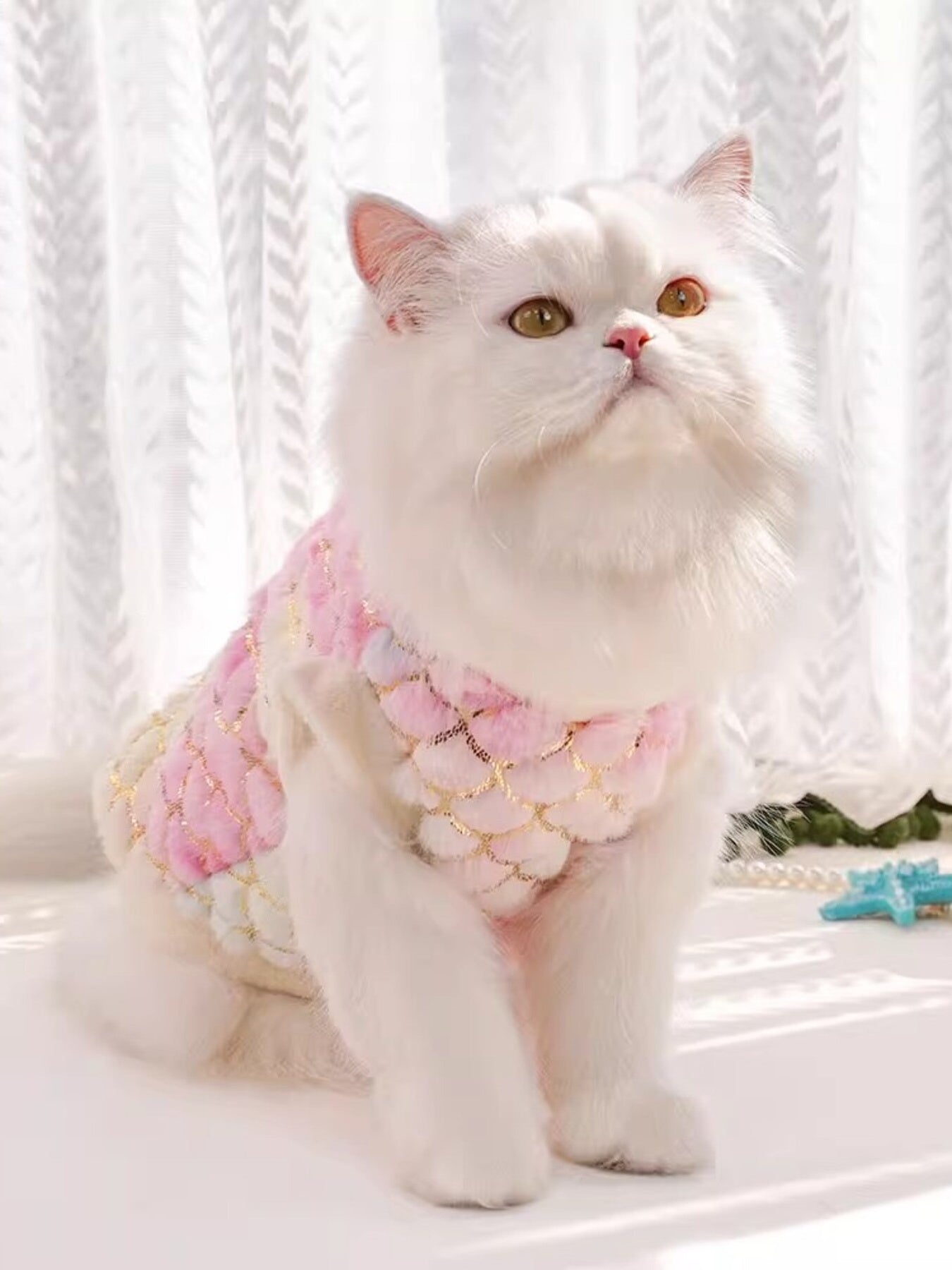 Mermaid Scale Plush Pet Top - Loving It Shop