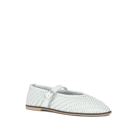 Nazuka Handcrafted Real Leather Ballerinas