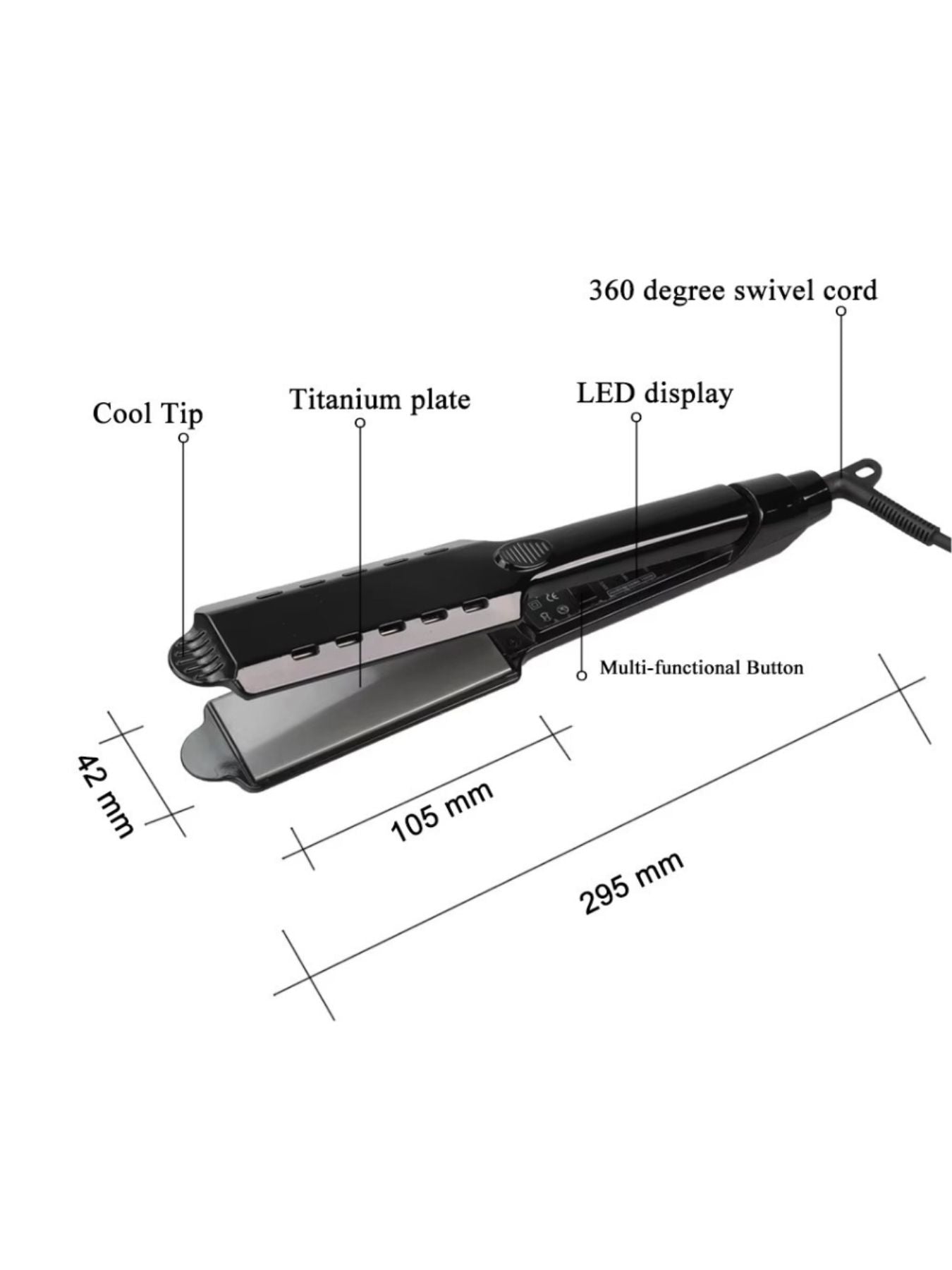 Fast Heating Hair Straightener - Loving It Shop