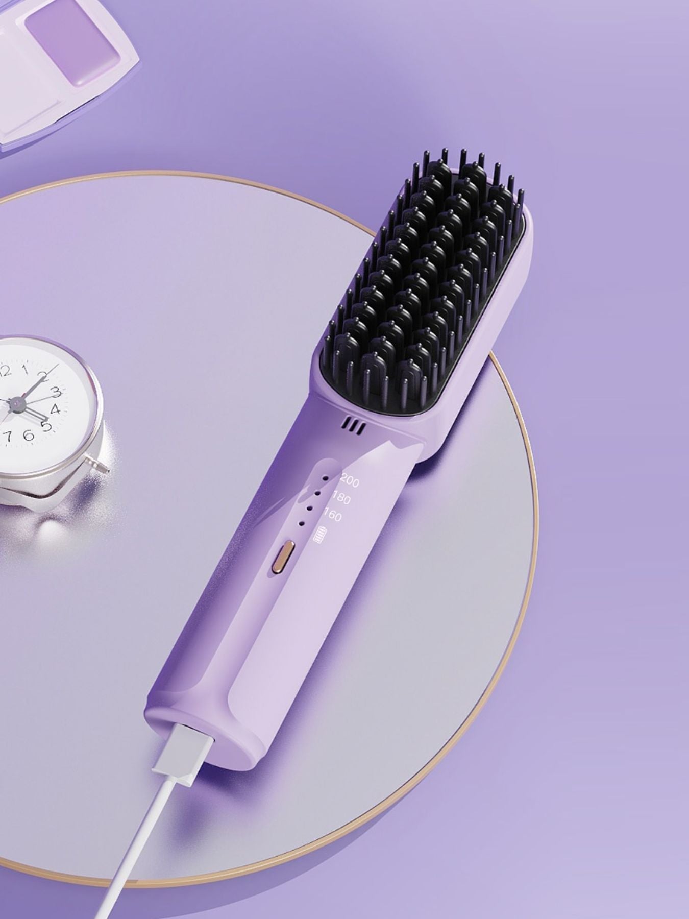 Portable Heated Straightening Comb - Loving It Shop