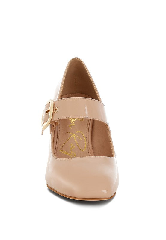 Primula Block Heel Mary Jane Sandals