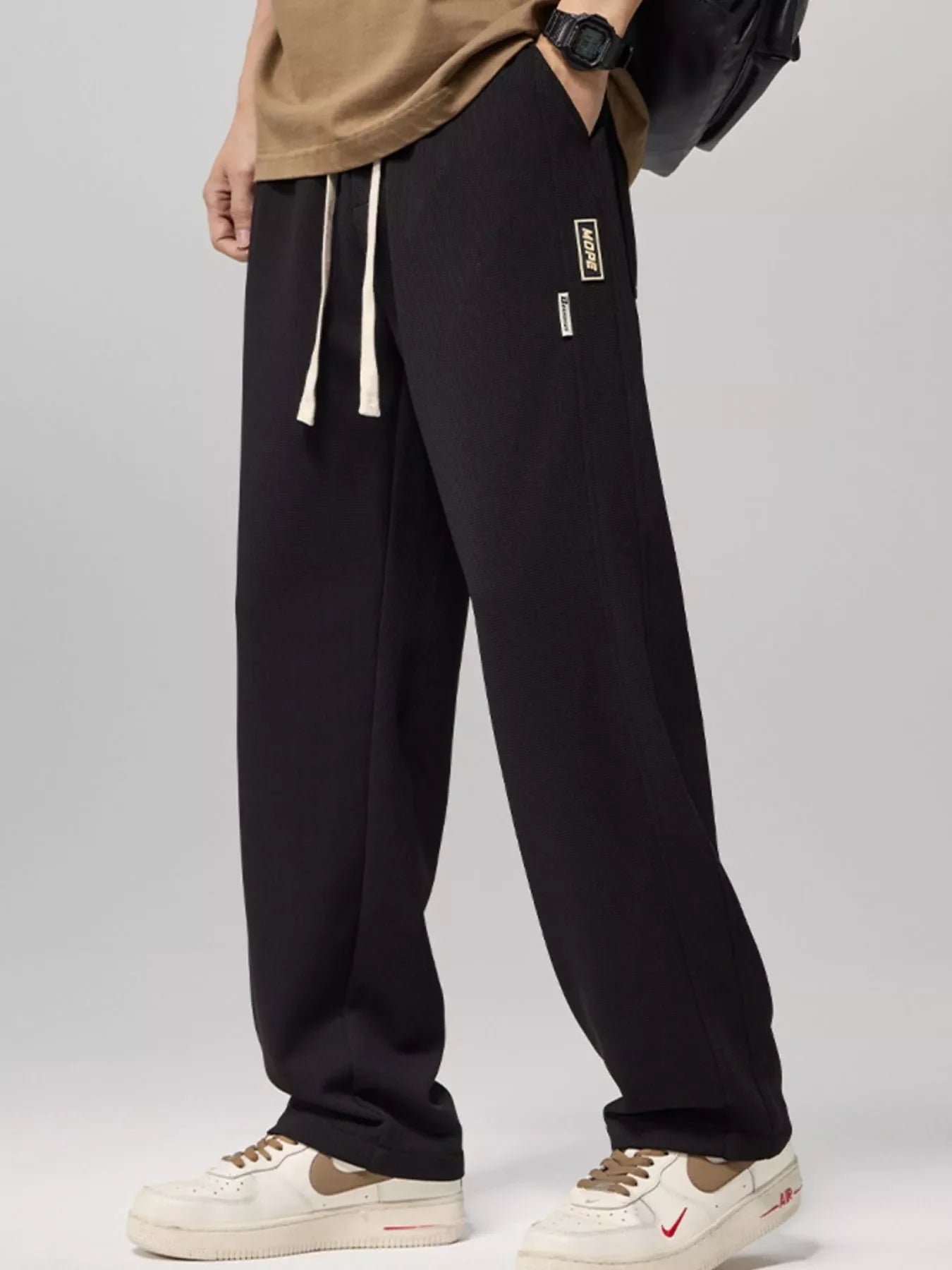 Men's Plus Size Loose Fit Drawstring Pants