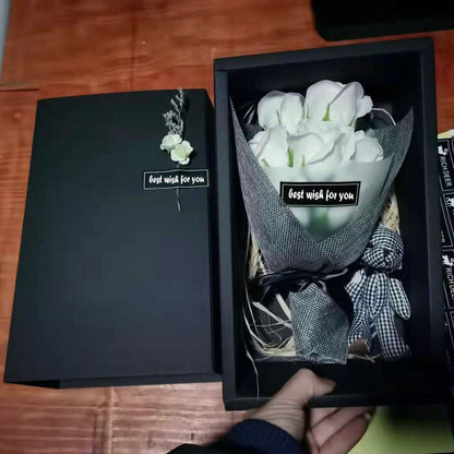 Soap Flower Bear Gift Box Birthday Gift Mother&