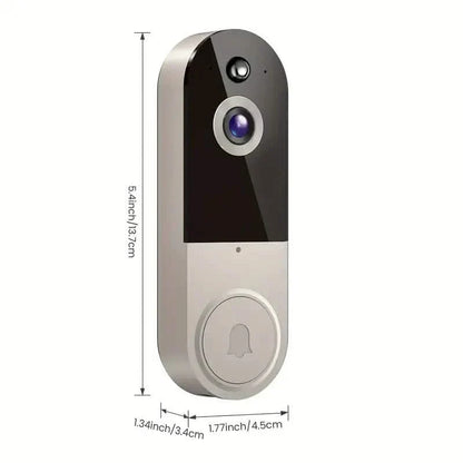 1080P HD Smart Doorbell Camera with AI Detection &amp; Night Vision