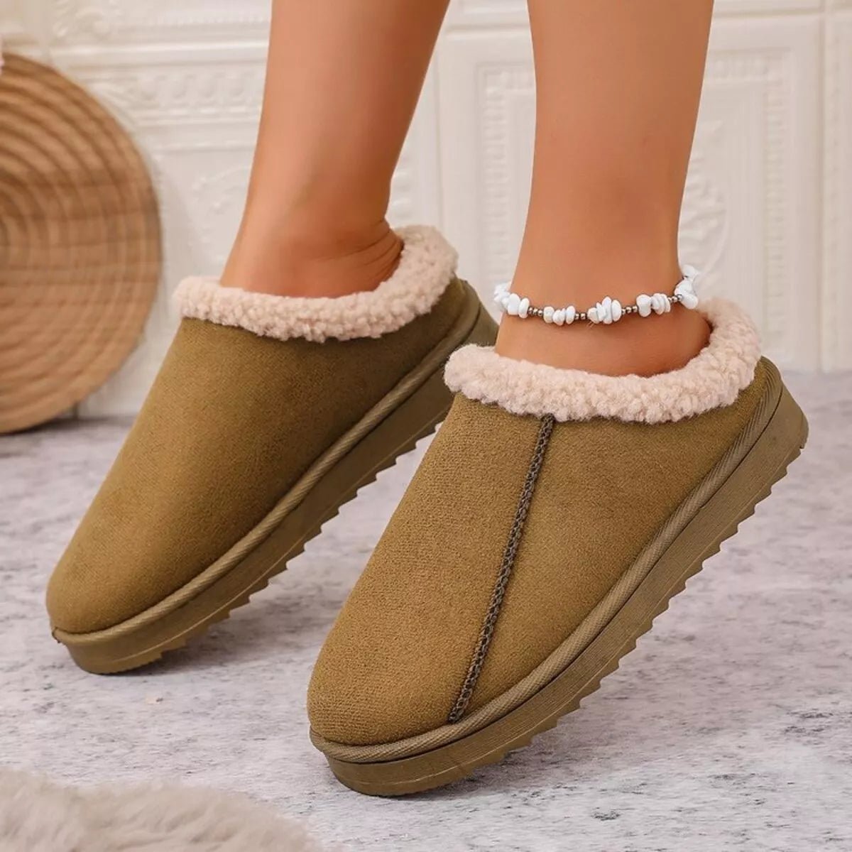 Cozy Plush Lined Clog Slippers - Loving It Shop