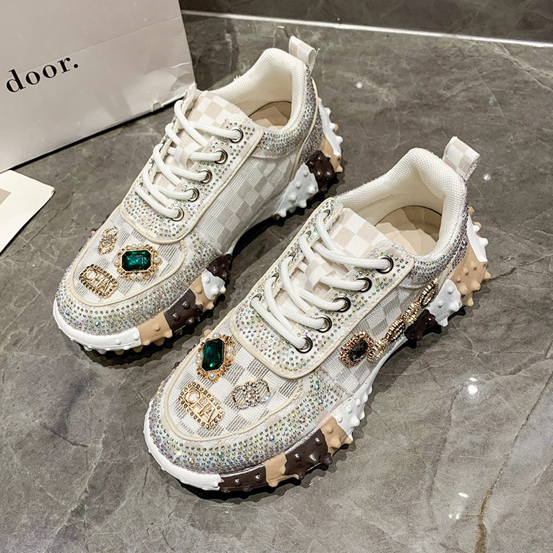 Luxury Designer Rhinestone Women&