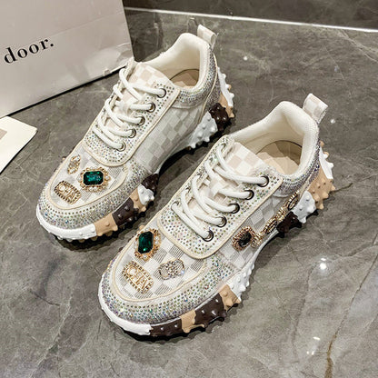 Luxury Designer Rhinestone Women&