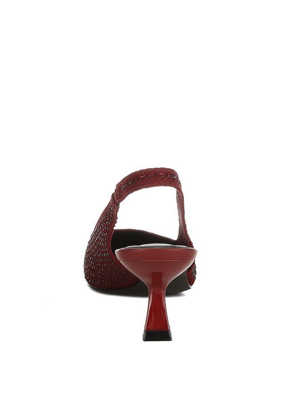 Julep Flyknit Rhinestone Slingback Sandals - Loving It Shop
