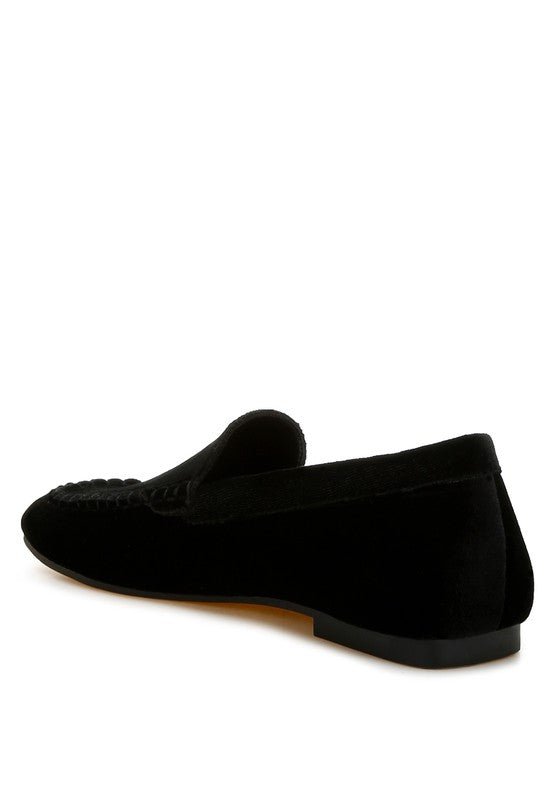 Robua Velvet Flat Loafers - Loving It Shop